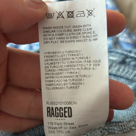 Ragged Priest Paisley Print Jeans Size 32 - Picture 7 of 8